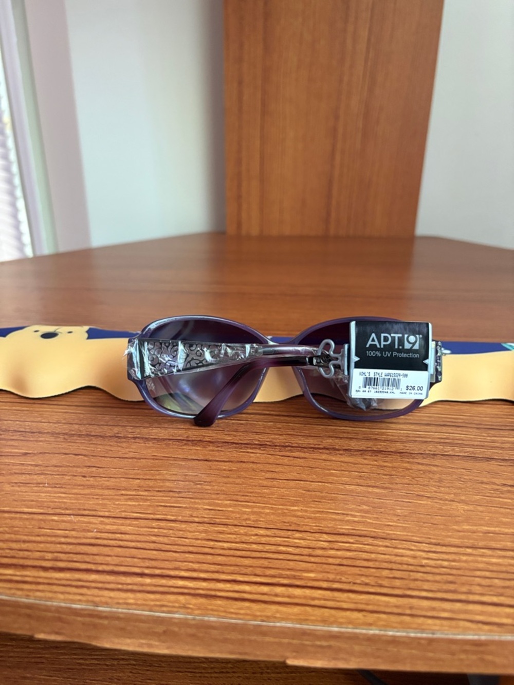 2 for $20Apt. 9 Purple Sunglasses with Silver Decorative Arms